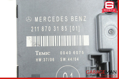 03-09 Mercedes W211 E350 E63 AMG Rear Left Driver Side Door Control Module OEM