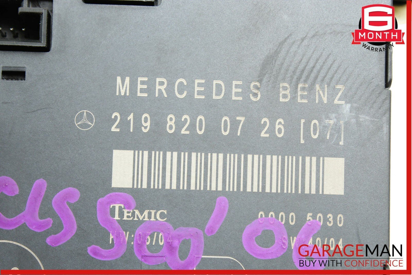 06-11 Mercedes W219 CLS500 Front Right Passenger SIde Door Control Module Unit