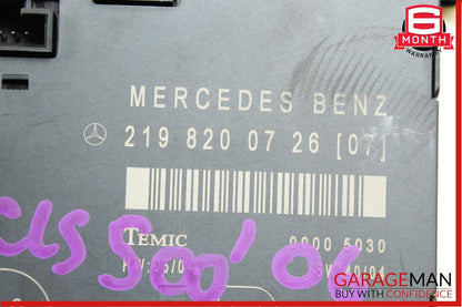 06-11 Mercedes W219 CLS500 Front Right Passenger SIde Door Control Module Unit