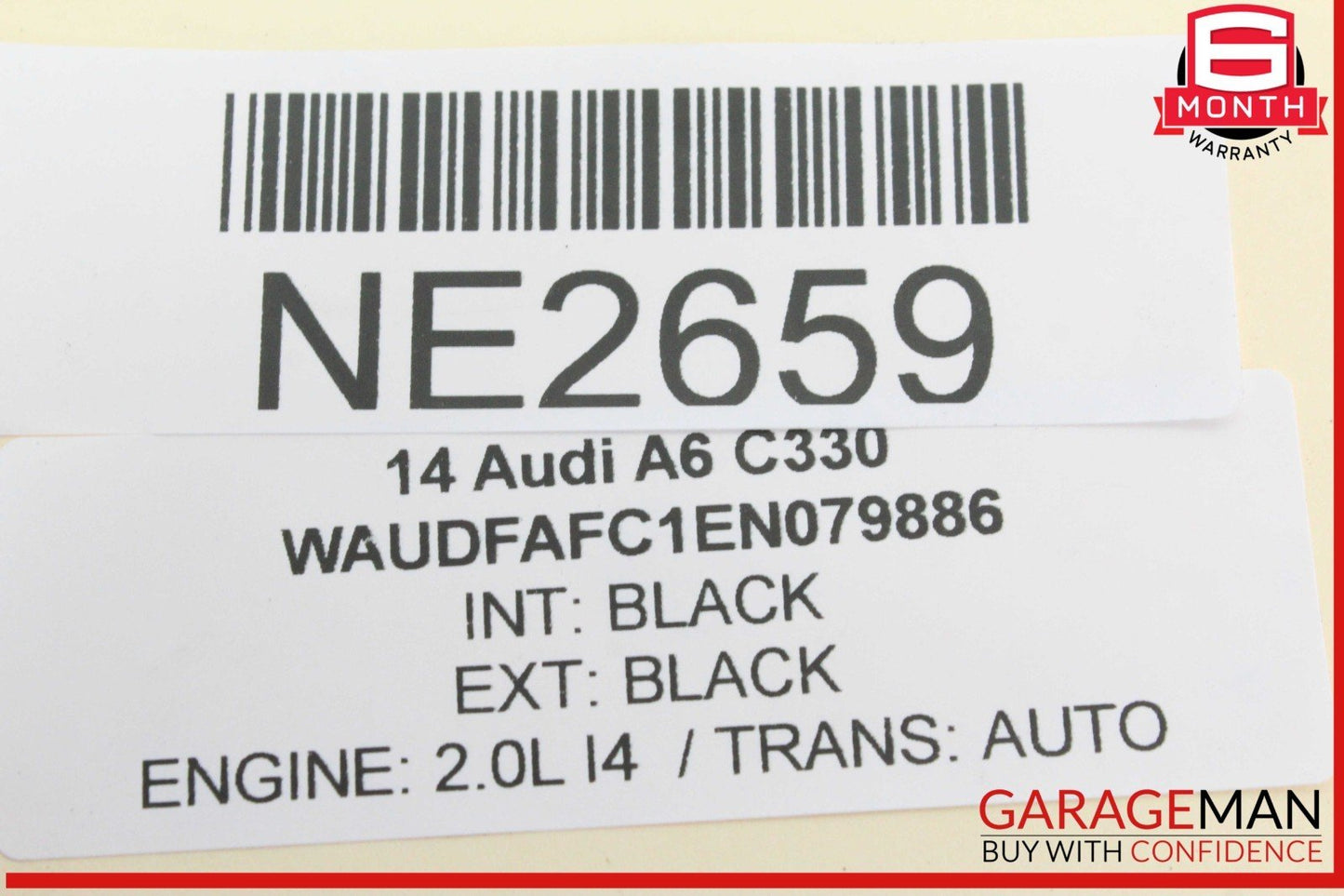 2012-2018 Audi A6 Left Front Driver Side Door Lock Actuator 8J1837015D