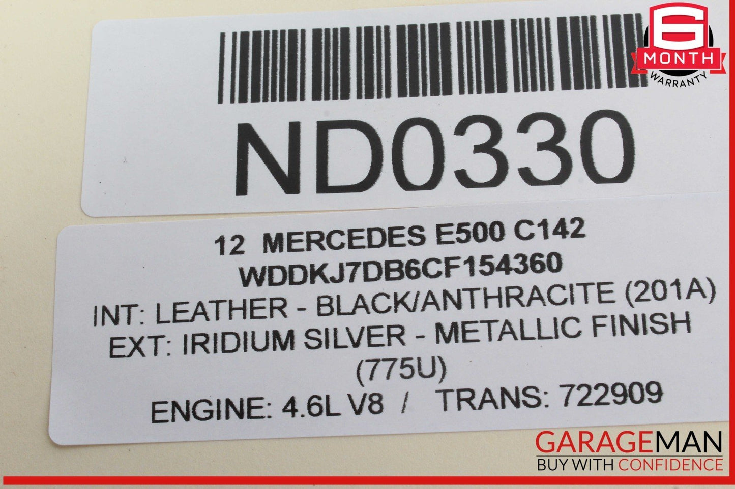 05-18 Mercedes W212 E550 CLS550 Seat Control Vacuum Pump 0008003348 OEM