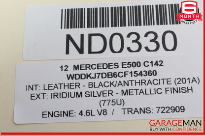 05-18 Mercedes W212 E550 CLS550 Seat Control Vacuum Pump 0008003348 OEM