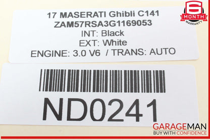 14-20 Maserati Ghibli Accelerator Throttle Gas Pedal Assembly 04861714AF OEM