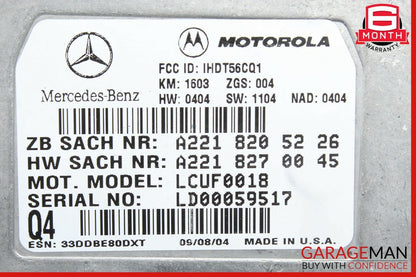 03-12 Mercedes CLK320 S430 SL500 C55 AMG Voice Communication Control Module Q4
