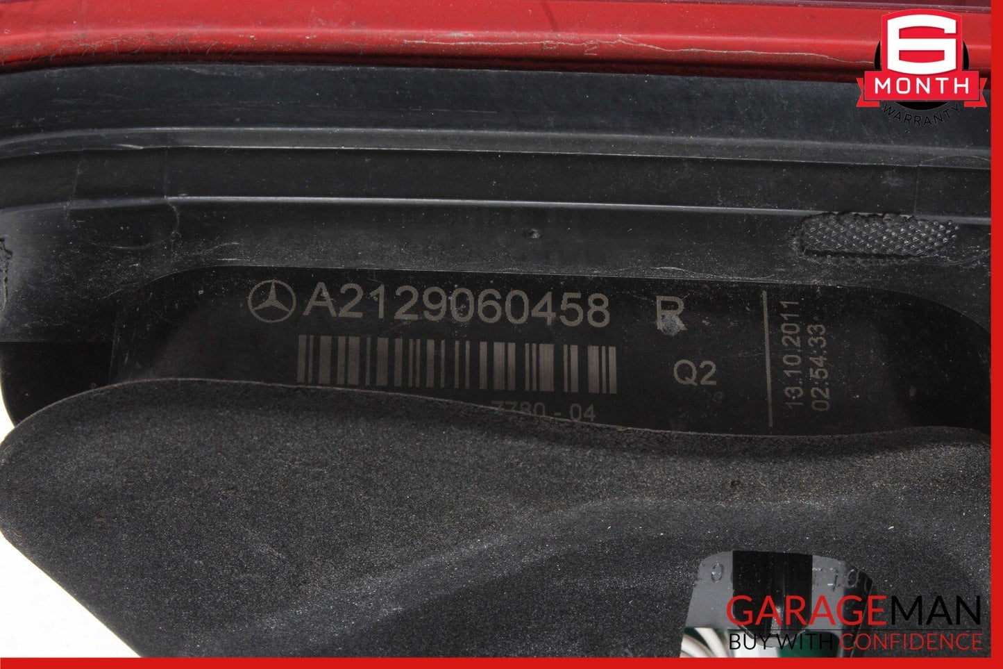 10-13 Mercedes W212 E550 E250 E350 Inner Tail Light Lamp Rear Right Side OEM