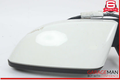 14-17 Maserati Quattroporte Ghibli Front Left Side Mirror Door Rear View White