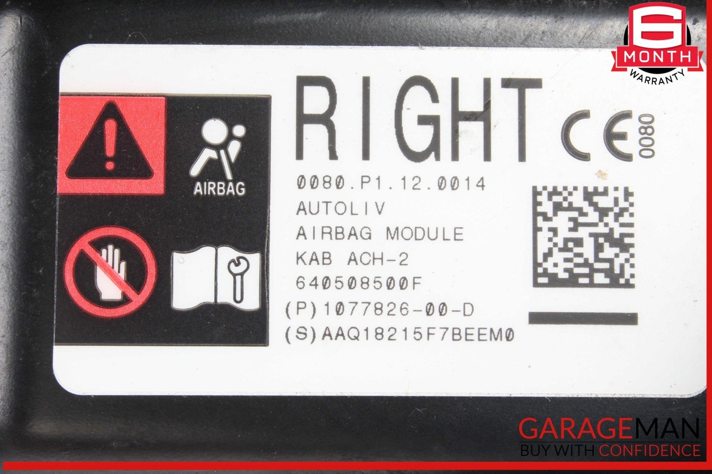 17-23 Tesla Model 3 Front Right Passenger Side Dash Knee Airbag Air Bag OEM
