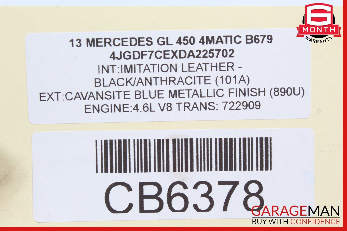12-19 Mercedes X166 GL450 GLE350 Rear Right Side Tie Rod Upper Control Arm OEM