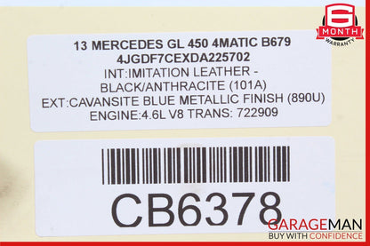 12-19 Mercedes X166 GL450 GLE350 Rear Right Side Tie Rod Upper Control Arm OEM
