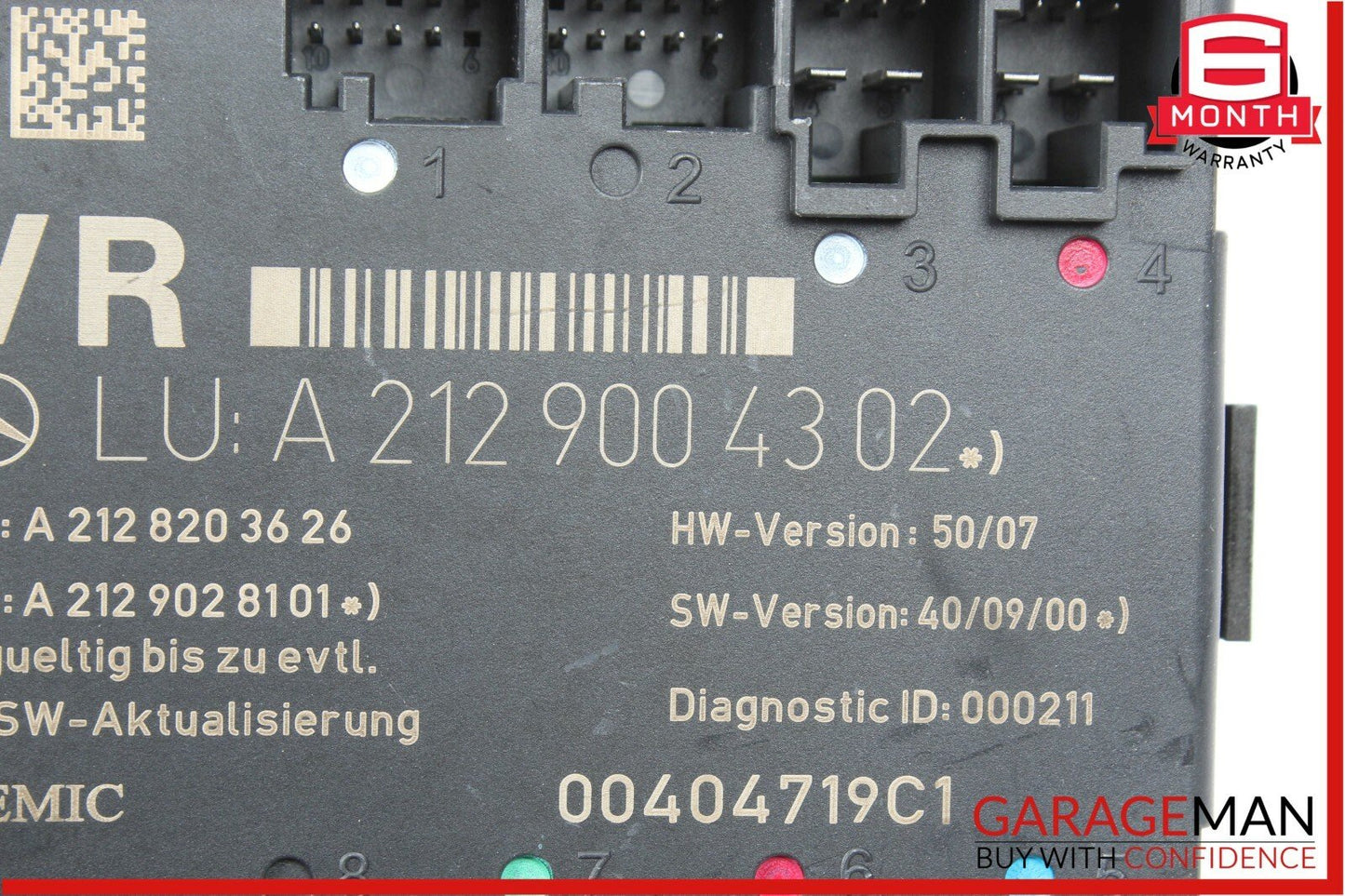 08-14 Mercedes W204 C300 C250 Front Right Passenger Side Door Control Module OEM