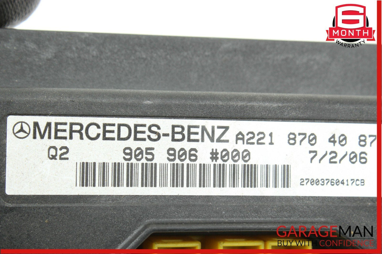 07-09 Mercedes W221 S550 Front Right Side Seat Occupancy Weight Sensor Module