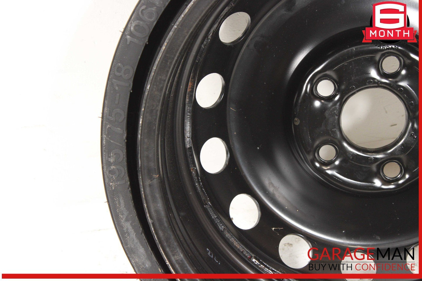07-15 Audi Q7 Emergency Spare Wheel Rim Tire 6.5 x 18 H2 ET53 OEM