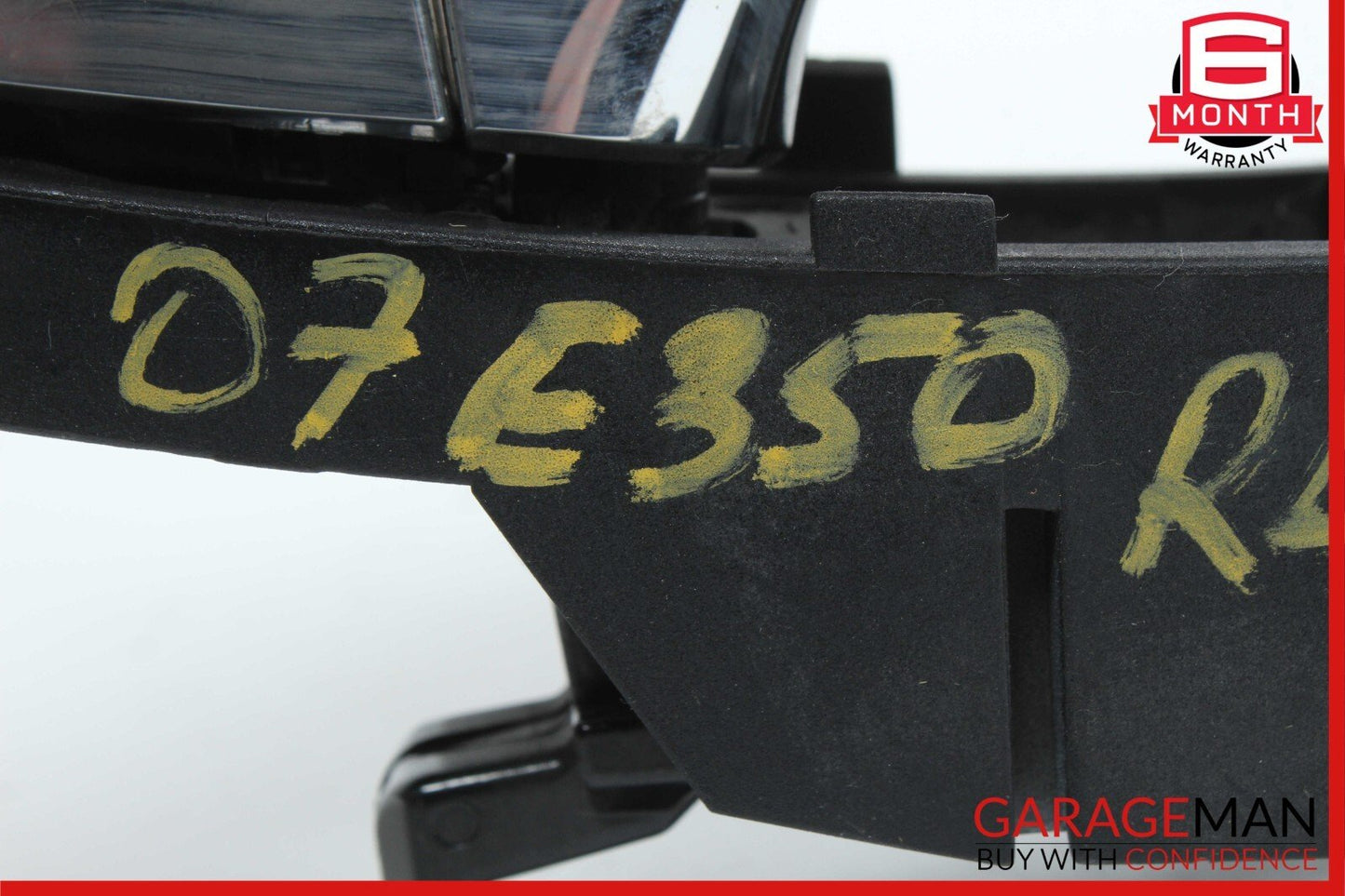 03-09 Mercedes W211 E350 E550 Rear Left Exterior Door Handle Obsidian Black