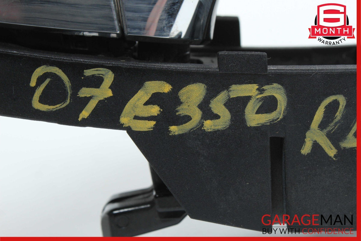 03-09 Mercedes W211 E350 E550 Rear Left Exterior Door Handle Obsidian Black