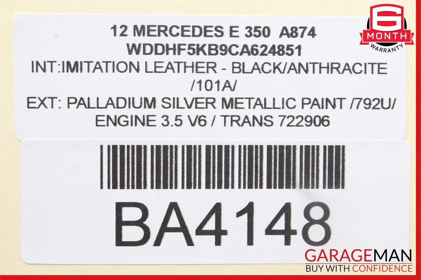10-13 Mercedes W212 E350 Front Left Side Exterior Door Handle Assembly Silver