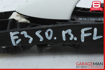 10-13 Mercedes W212 E350 Front Left Side Exterior Door Handle Keyless Go White