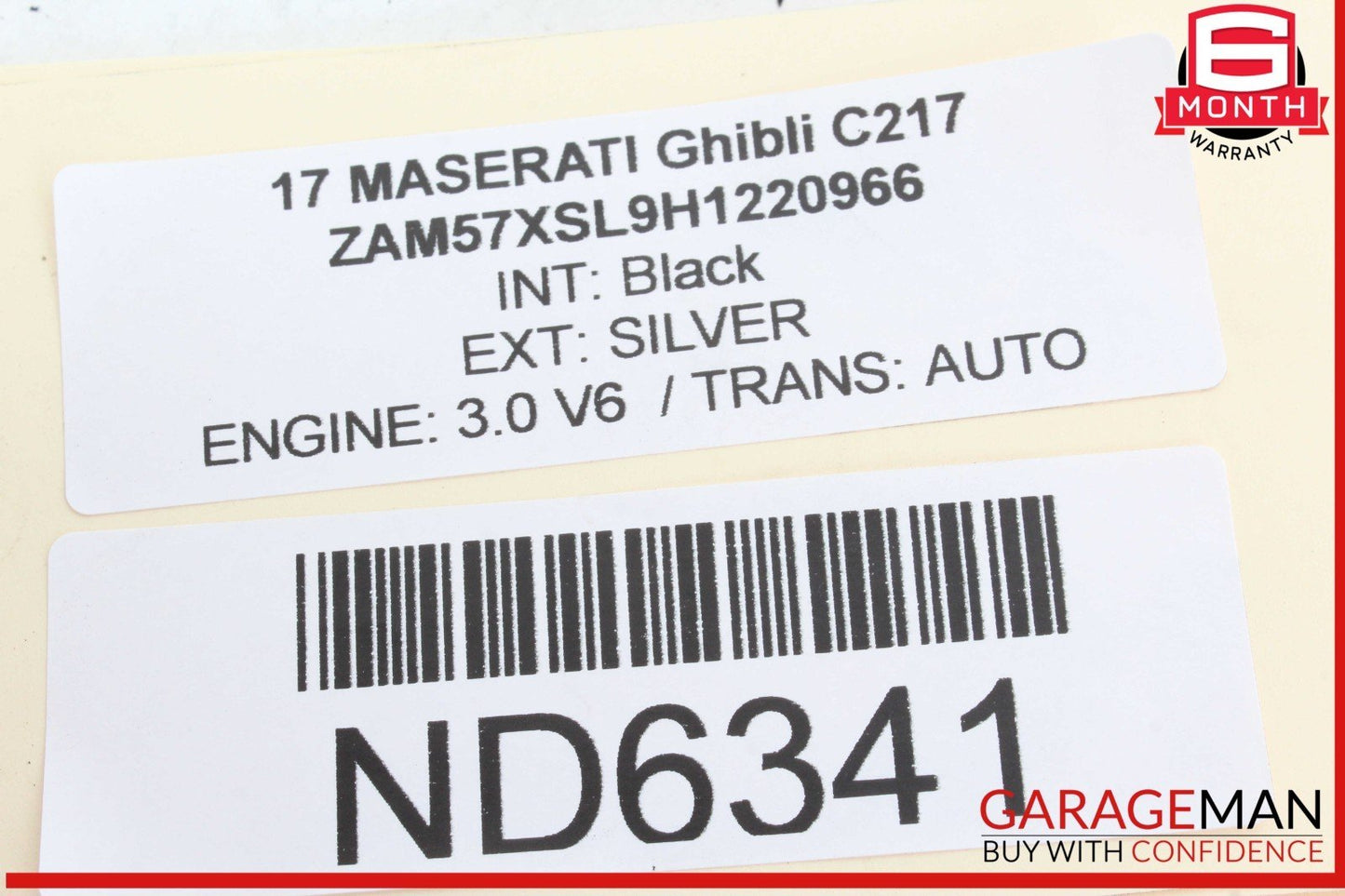14-17 Maserati Ghibli Rear Right or Left Side Lower Control Arm 670002808 OEM