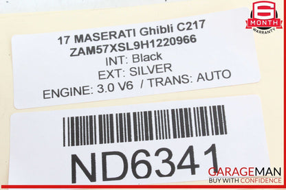 14-17 Maserati Ghibli Rear Right or Left Side Lower Control Arm 670002808 OEM