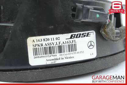 02-05 Mercedes W163 ML320 ML500 Front Left Side Door Audio Sound Speaker OEM