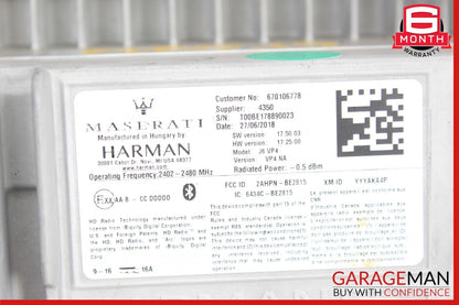 17-20 Maserati Ghibli M157 Dash Information Display Touch Screen 670106778 OEM
