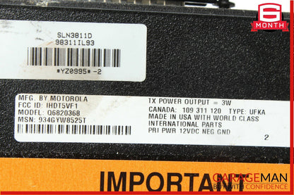1999 Mercedes W208 CLK430 Motorola Phone Communication Module SLN3752A OEM