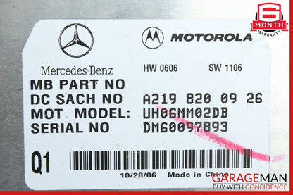 06-12 Mercedes W164 ML350 E350 Communication Control Module 2198202626 OEM