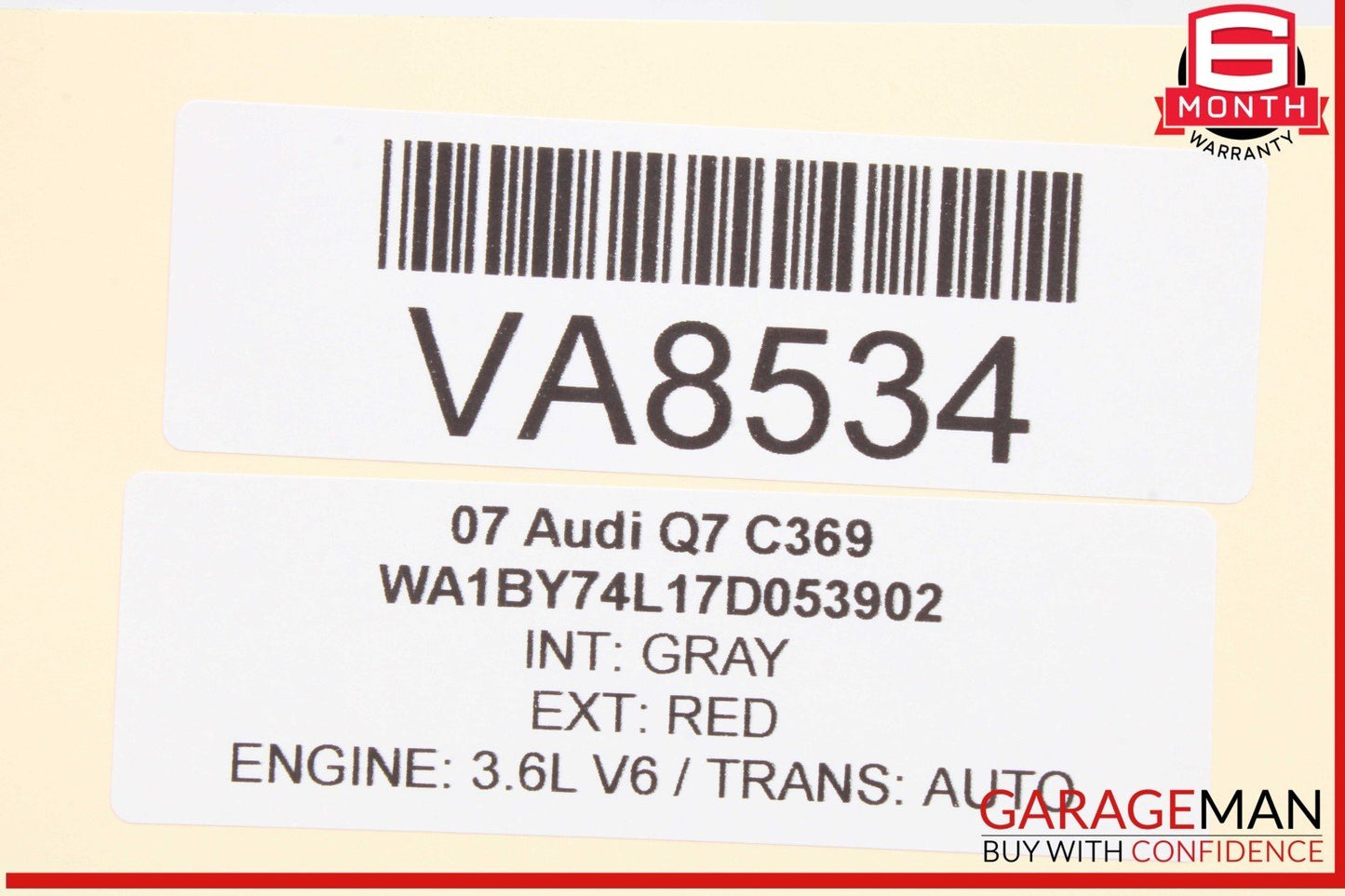 07-09 Audi Q7 Front Left Driver Side Door Control Module Unit 4L0959793B OEM