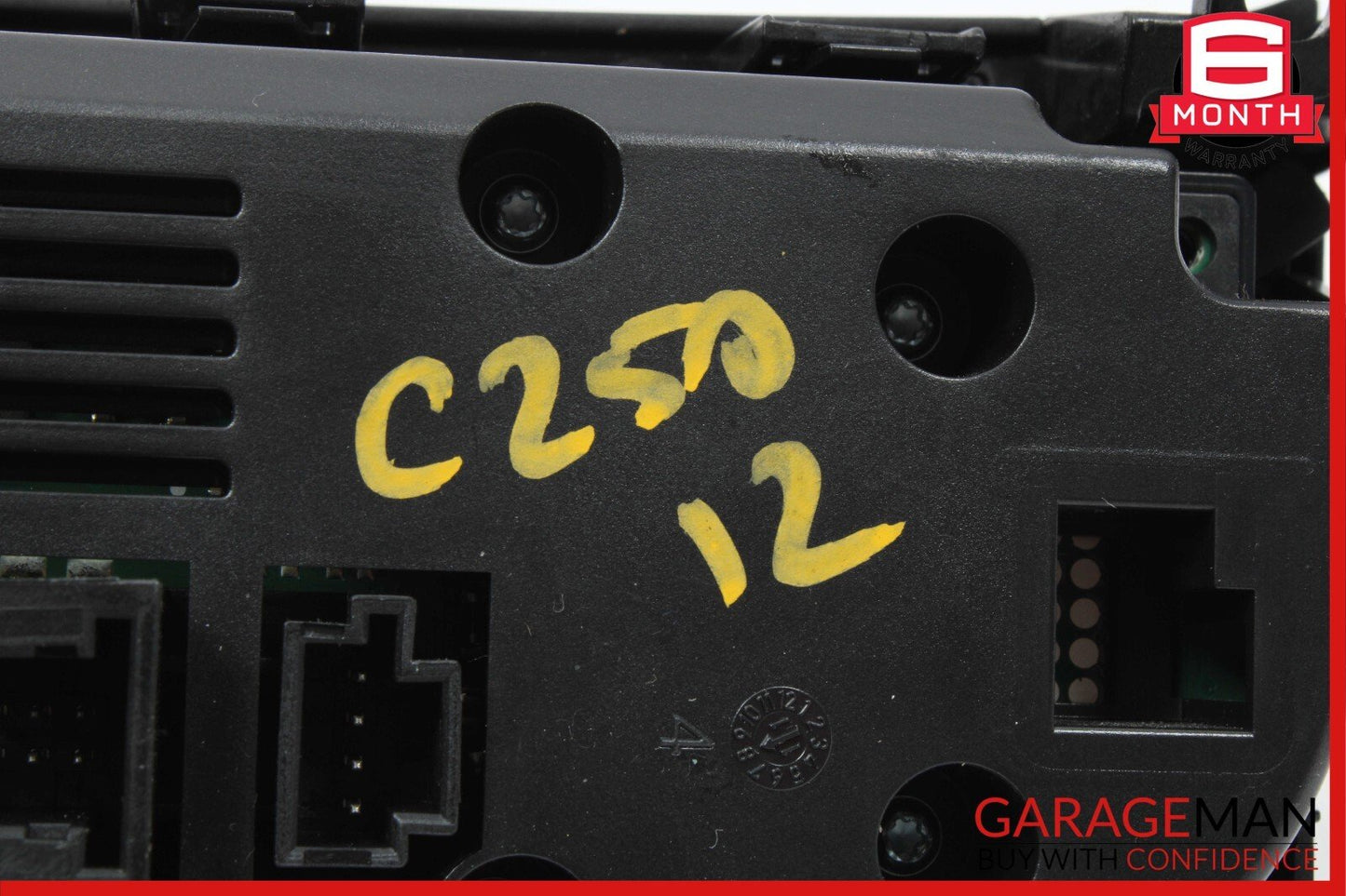12-14 Mercedes W204 C250 C63 AC A/C Heater Climate Control Switch Trim Assembly
