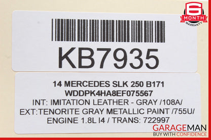 08-18 Mercedes SLK250 C250 CLS400 Front Right Side Door Control Module Unit
