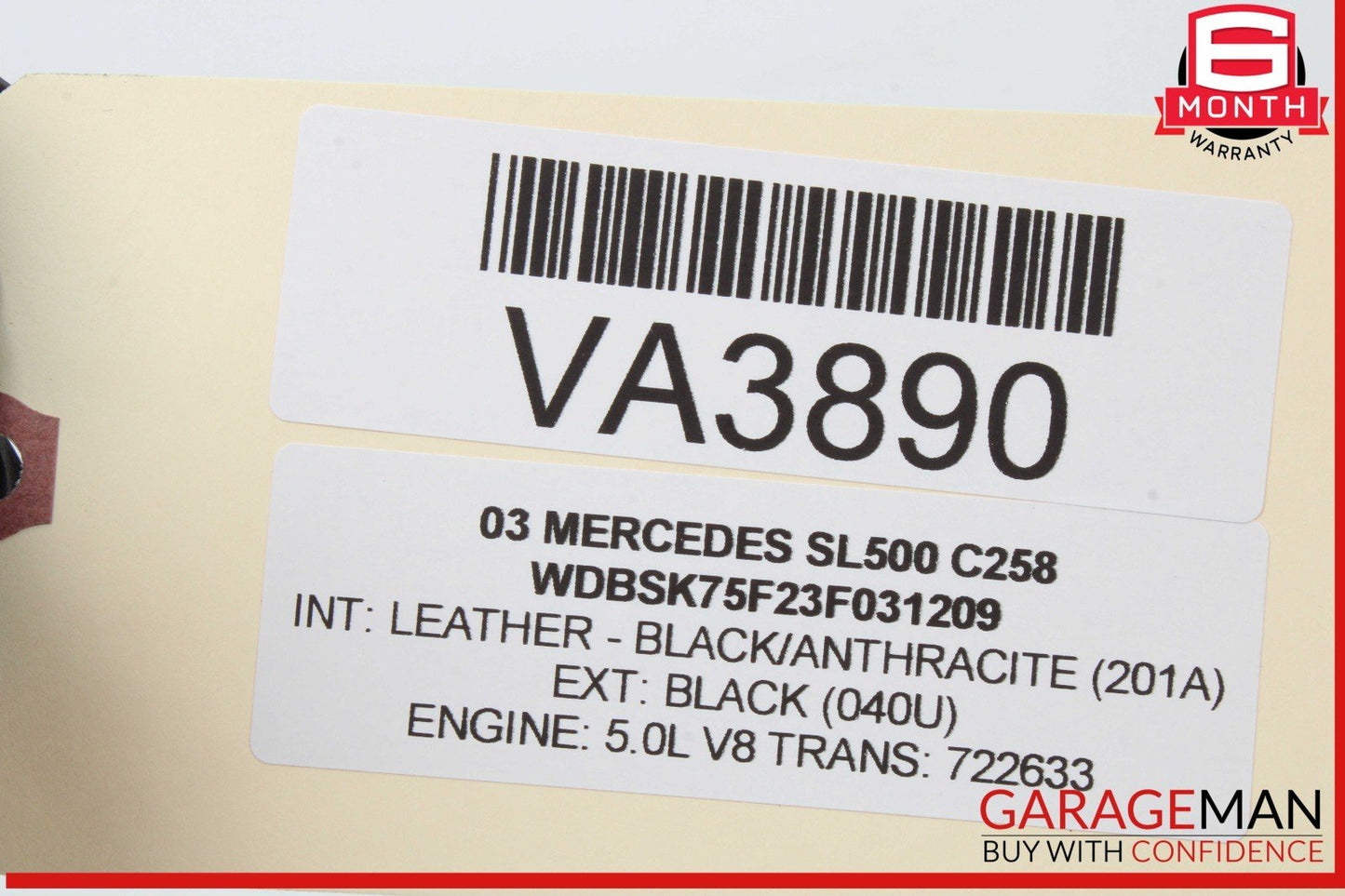 03-06 Mercedes R230 SL500 SL55 Park Parking Assist Control Module 0235456132 OEM