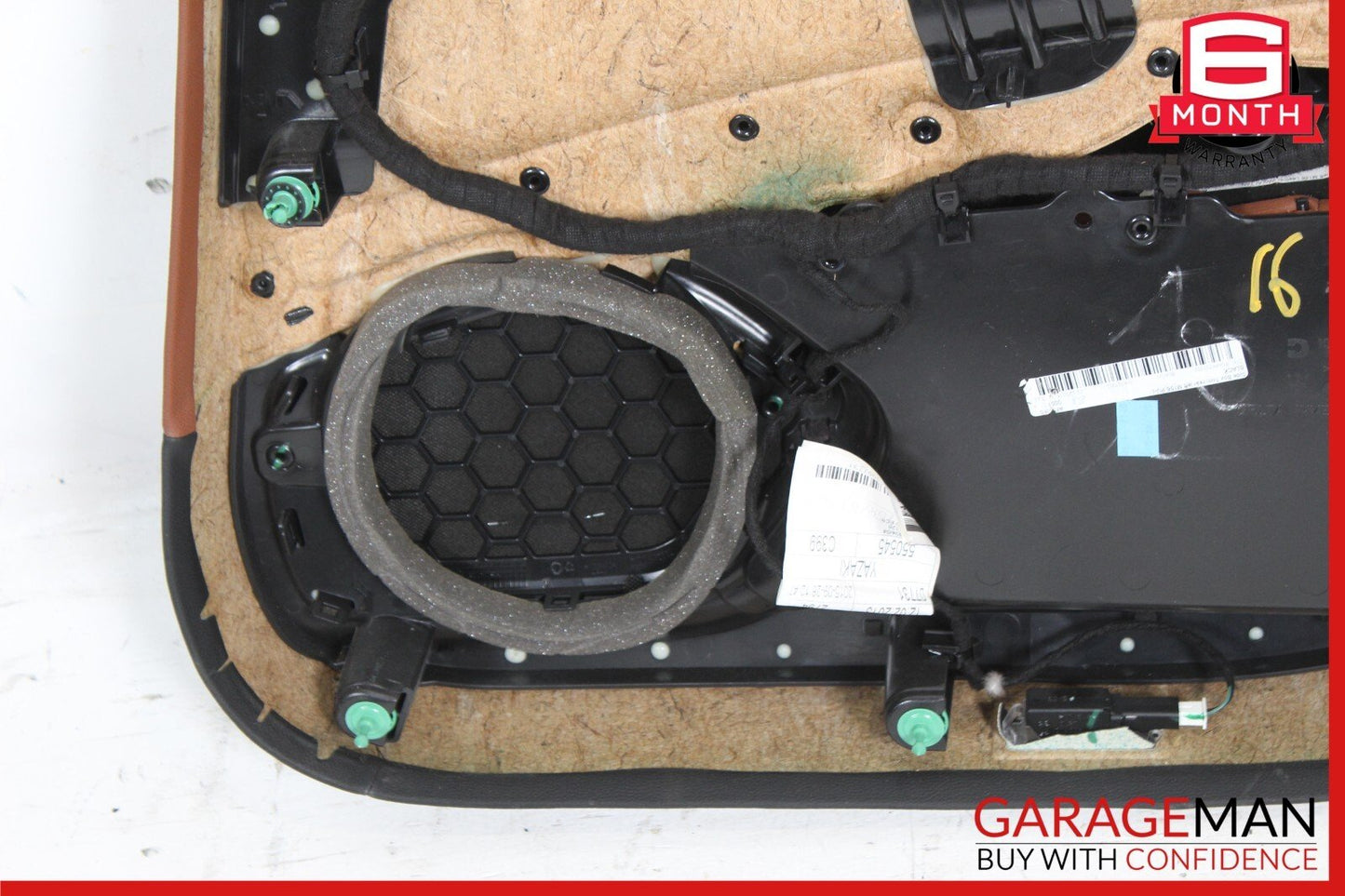 14-17 Maserati Quattroporte SQ4 M156 Rear Left Side Interior Door Panel OEM
