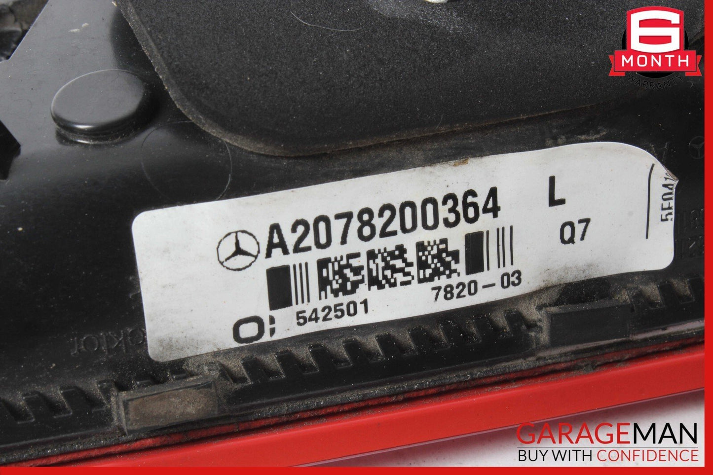 10-13 Mercedes W207 E350 E550 Rear Left Inner Tail Light Taillight Lamp OEM