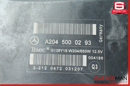 08-11 Mercedes W204 C300 C350 Engine Radiator Cooling Fan Motor Assembly OEM
