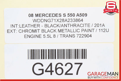 07-13 Mercedes W221 S550 CL550 Front Left Seat Adjust Controller Switch Set