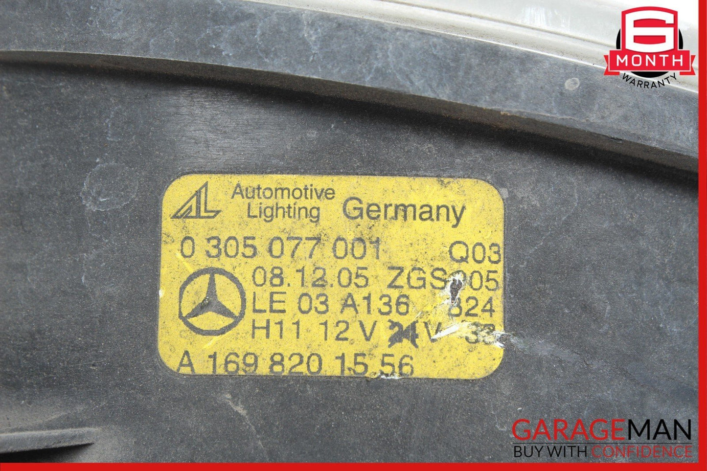 06-09 Mercedes W219 CLS500 E350 Front Left Side Foglight Fog Light Lamp w/o Bulb