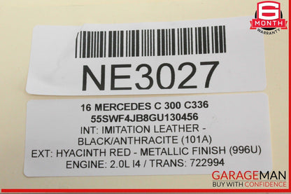 15-20 Mercedes W205 C300 C400 GLC300 Dash Headlight Switch 2059057007 OEM