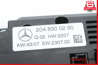 08-11 Mercedes W204 C300 C63 AMG AC A/C Heater Climate Control 2048300290 OEM