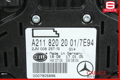 06-10 Mercedes CLS500 E55 AMG Rear Overhead Dome Light Reading Map 2118202001