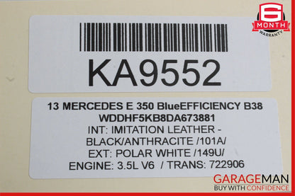10-16 Mercedes W212 E350 E550 Front Right Side Door Window Regulator Motor Unit