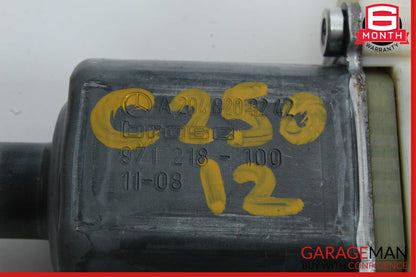 08-16 Mercedes E350 C300 C250 Front Right Side Door Window Regulator Motor Unit