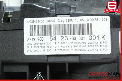 10-16 Mercedes W207 E350 E550 Speedometer Odometer Instrument Cluster Gauge OEM