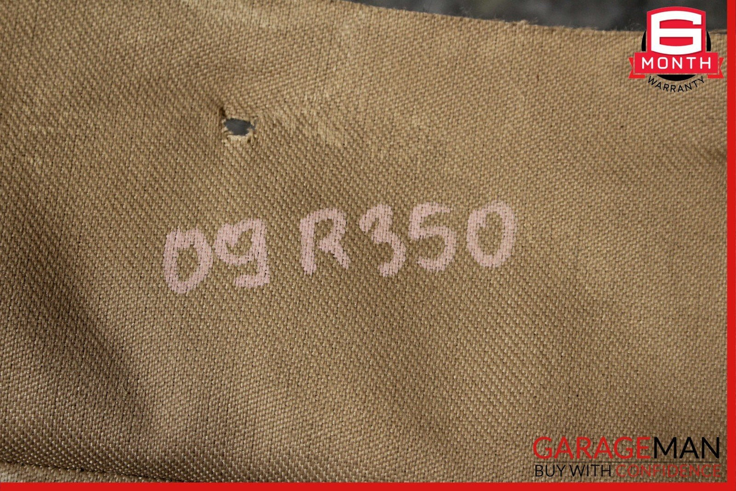 06-10 Mercedes W251 R350 R500 R550 Front Left Top Upper Seat Cushion Brown