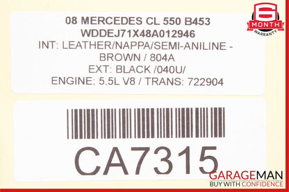 07-13 Mercedes W221 S550 CL550 CL63 AMG Rear Thrust Arm Lower Control Arm