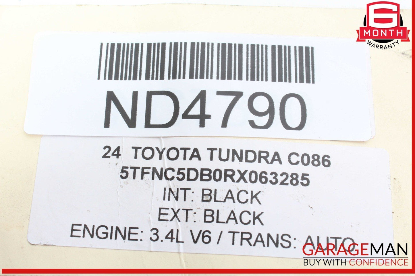 22-24 Toyota Tundra Front Facing Windshield Mounted Camera 8646C0C150 OEM