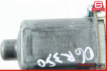 06-12 Mercedes W251 R350 ML450 Front Left Side Door Window Regulator Motor OEM