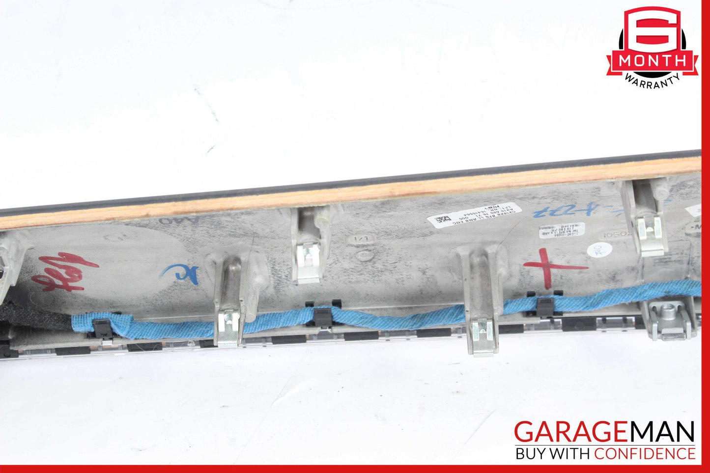 12-18 Mercedes W218 CLS500 Front Dash Trim Bezel Air Vent Cover Assy Walnut OEM