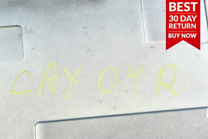 03-06 Porsche Cayenne 955 Rear Exterior Trunk Hatch Spoiler Wing Panel Gray A107