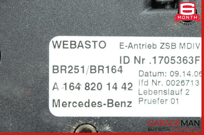 06-12 Mercedes W251 R350 ML450 Panoramic Sunroof Sun Roof Motor 1648201442 OEM