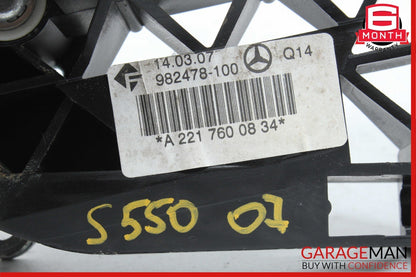 07-13 Mercedes W221 S400 S550 Rear Right Exterior Door Handle Keyless Go Blue