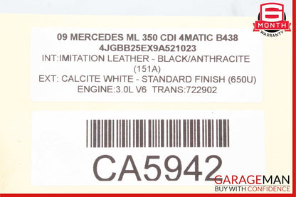 06-13 Mercedes W164 ML350 Rear Left Side Suspension Upper Control Arm OEM